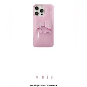 The Soap Case® Pink Bow Phone Case - iPhone 16 Pro